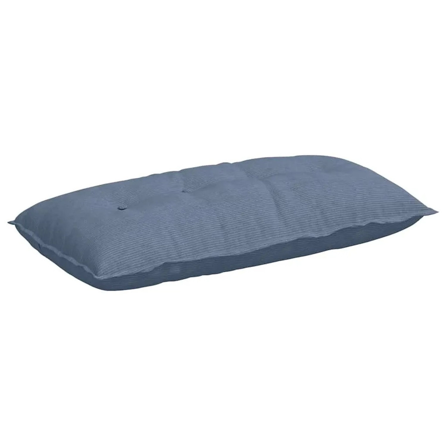 vidaXL Rückenkissen aus Cordstoff in Blau, B/H: 100 x 50 cm - Bild 2
