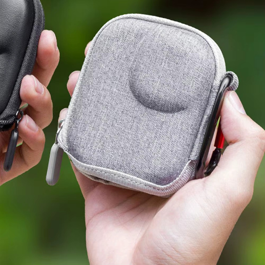 Tragbare Mini Lagerungs- und Reise-Tasche aus PU für DJI Nano in Grau - Bild 3