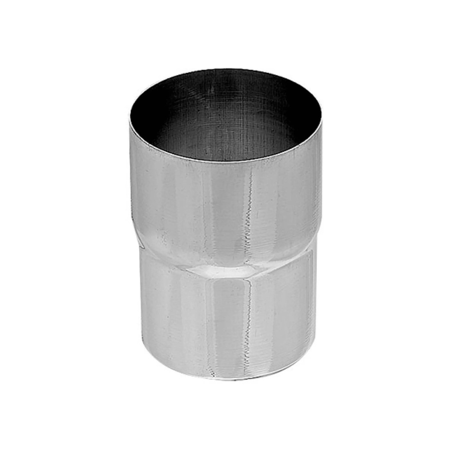 Zambelli Fallrohrverbinder DN 80 aus verzinktem Stahl in Silber für die Dachentwässerung - Bild 2
