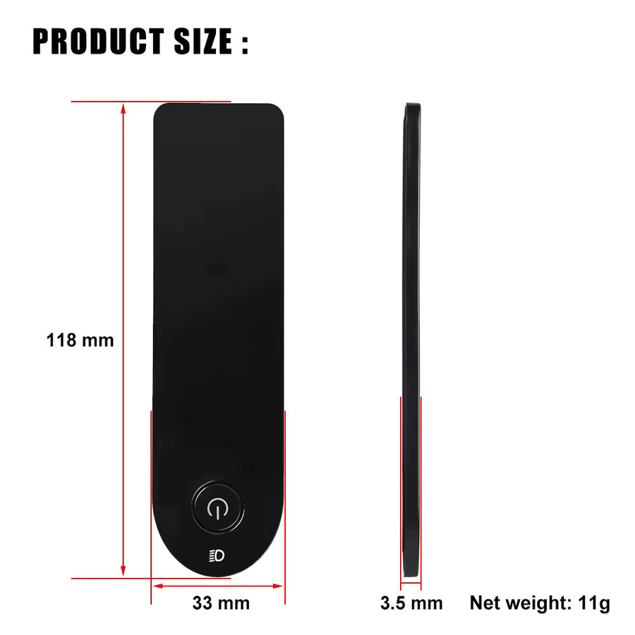 Xiaomi Display Panel Abdeckung für Elektrische Roller 4 Dashboard Schutzschale in Schwarz - Bild 3