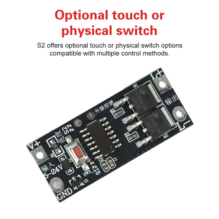Diymore 100 W LED Dimmmodul Treiber mit Softstart und Softstop in Schwarz für Niederspannungs-LED-Streifenbeleuchtung - Bild 2