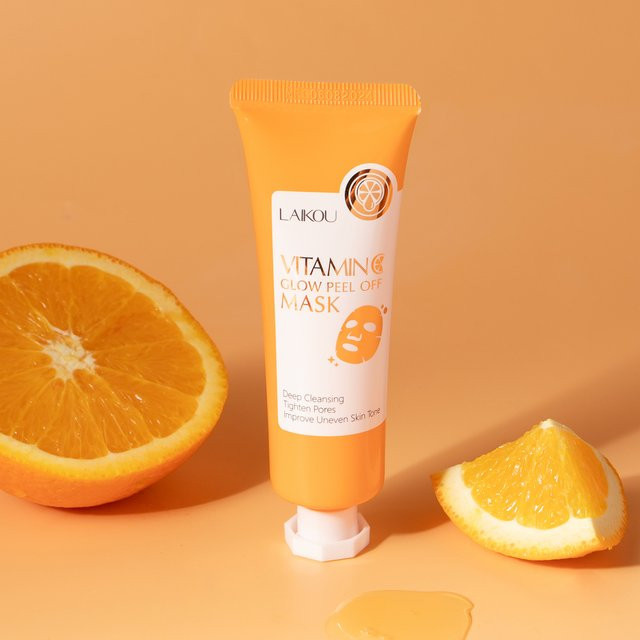 LAIKOU Vitamin C Glow Peel-Off Maske, 50g, Gesicht - Bild 1