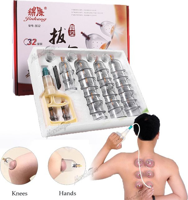 Monclique Vakuum-Schröpfgerät-Set, 32 Kannen, Unisex, Körperpflege - Bild 1