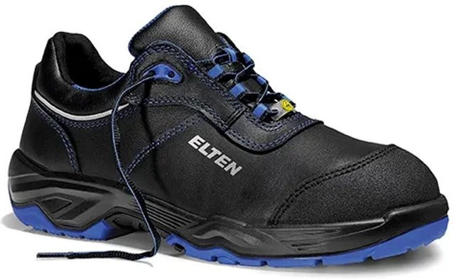 Elten Sicherheitshalbschuh Reaction Blue Low ESD S3 aus Rindleder in Blau und Schwarz, Größe 38 - Bild 1