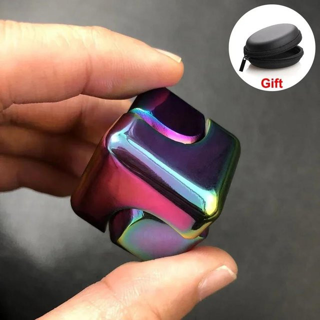 Binchi Legierung Würfel Spinner, Gyroskop Fidget Anti-Stress Spielzeug - Bild 1