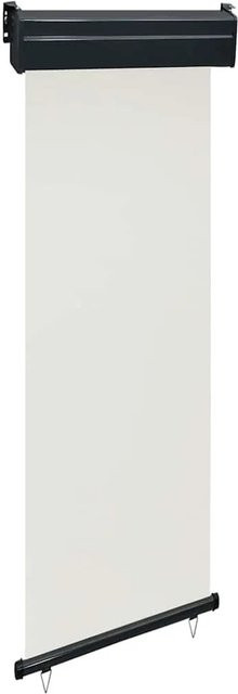 vidaXL Balkon-Seitenmarkise aus Polyester in Creme, B/H: 65 x 250 cm - Bild 1