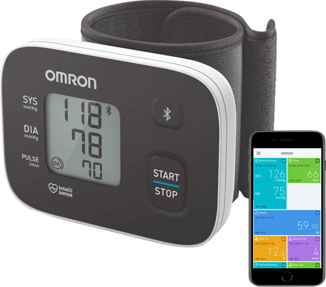 Omron RS3 Intelli IT Blutdruckmessgerät in Weiß - Bild 1