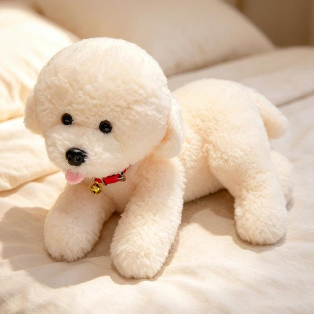Yiran toy Cartoon Liegender Hund, Plüschtier Puppe Kissen, 33cm - Bild 1