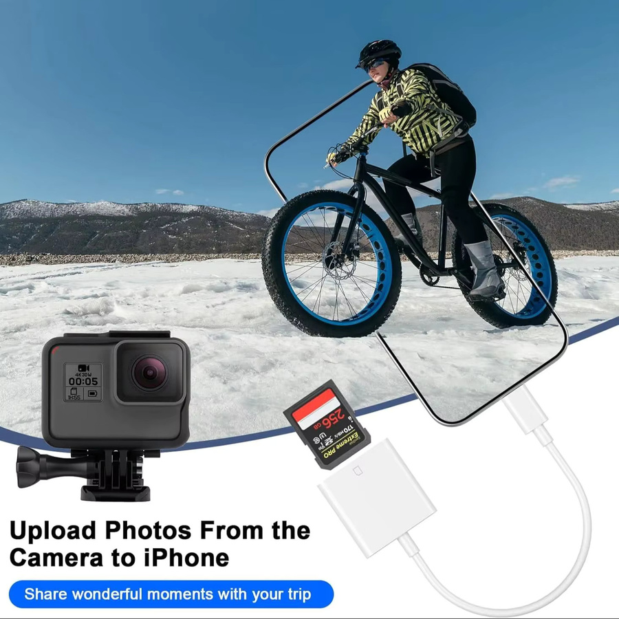 USB Typ-C Kartenleser für SD-Karten in Weiß für Huawei, Macbook Pro/Air und Smartphones - Bild 2