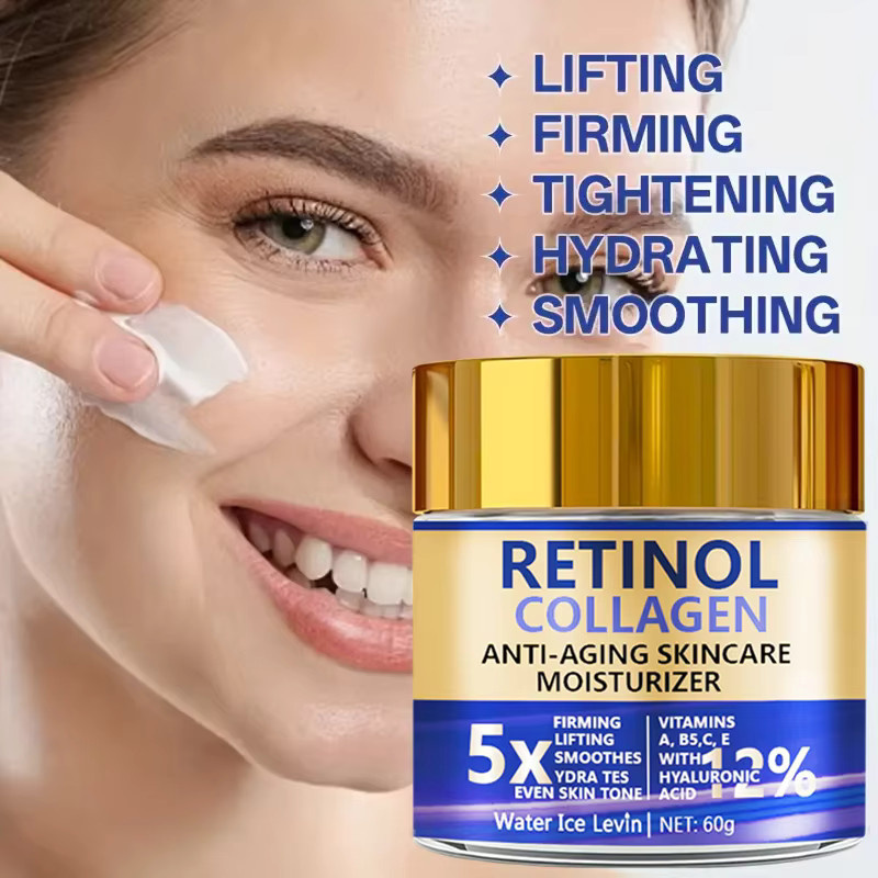 Water Ice Levin Retinol Kollagen Gesichtscreme, mit Hyaluronsäure, Unisex - Bild 4