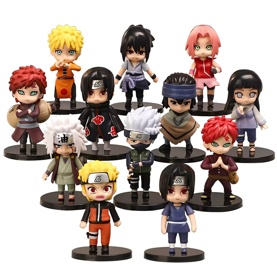 Bandai Naruto Stehende Figur, 12-teiliges Set, Kunststoff, Bunt / Mehrfarbig - Bild 2