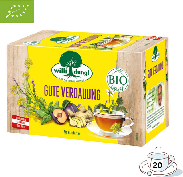 Willi Dungl Bio Tee Gute Verdauung, Kräutertee, 20 Teebeutel - Bild 1