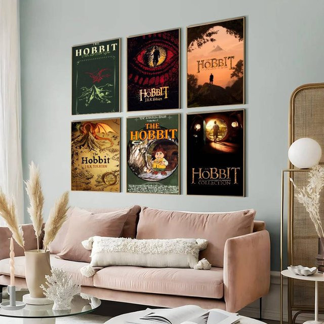 Hot The Hobbit Part 2 DIY Klebeposter aus wasserfestem Papier in Mehrfarben für deine Heimdekoration - Bild 1