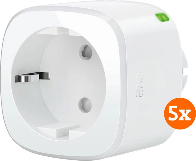 Eve Energy Matter Smart Plug 5er-Pack Weiß - Bild 1