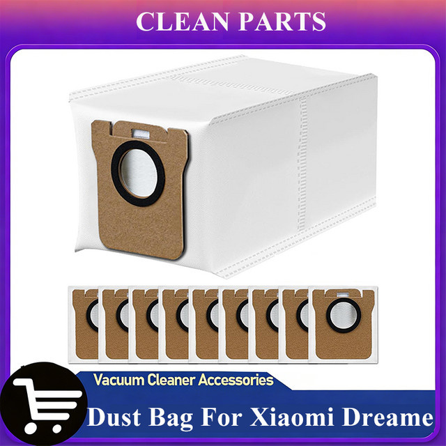 Dreame Staubbeutel-Zubehör in Weiß für Xiaomi X10, X10 Plus, X20, 5 Pro, M30S, M40 sowie Dreame L10 Ultra, L20 Ultra und L30 Ultra Roboterstaubsauger - Bild 1