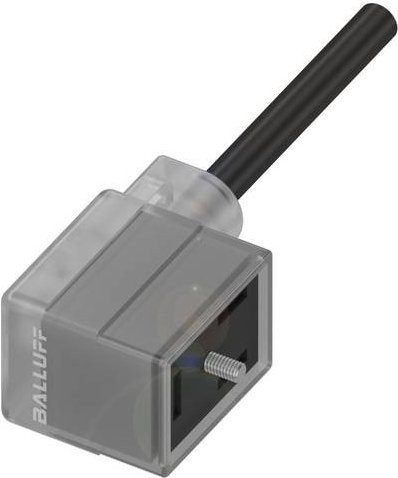 Balluff BCC03YT Sensor-Aktor-Anschlussleitung mit gewinkeltem Stecker, 3-polig, Schwarz/Grau, Länge: 10,00 m - Bild 1