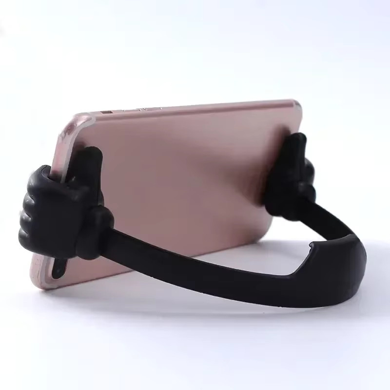 Verstellbarer Daumen-Hoch Handyhalter und Tablet-Ständer für Schreibtisch und Desktop - Bild 2