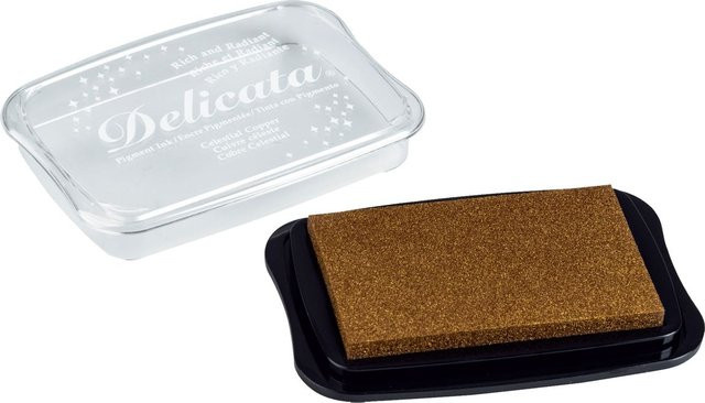 Stempelkissen Delicata Metallic in Kupfer - Bild 1