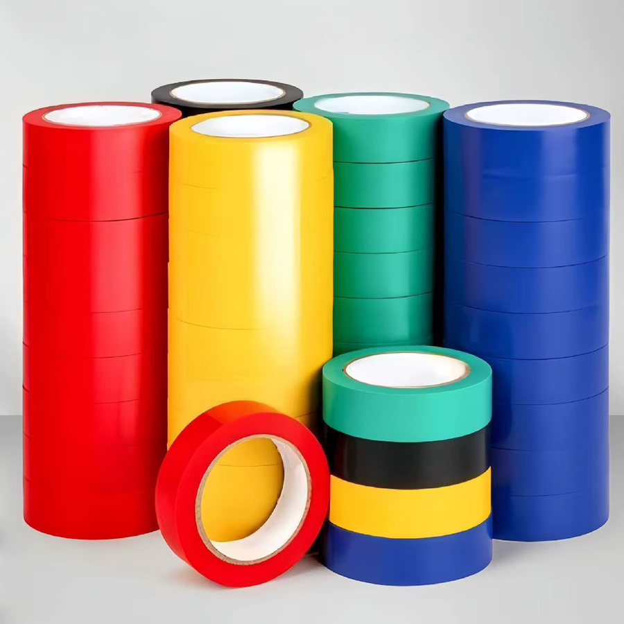 6er-Set isolierendes PVC-Klebeband in Schwarz und Multicolour, wasserdichtes Isolierband für Drähte mit hoher Viskosität - Bild 3
