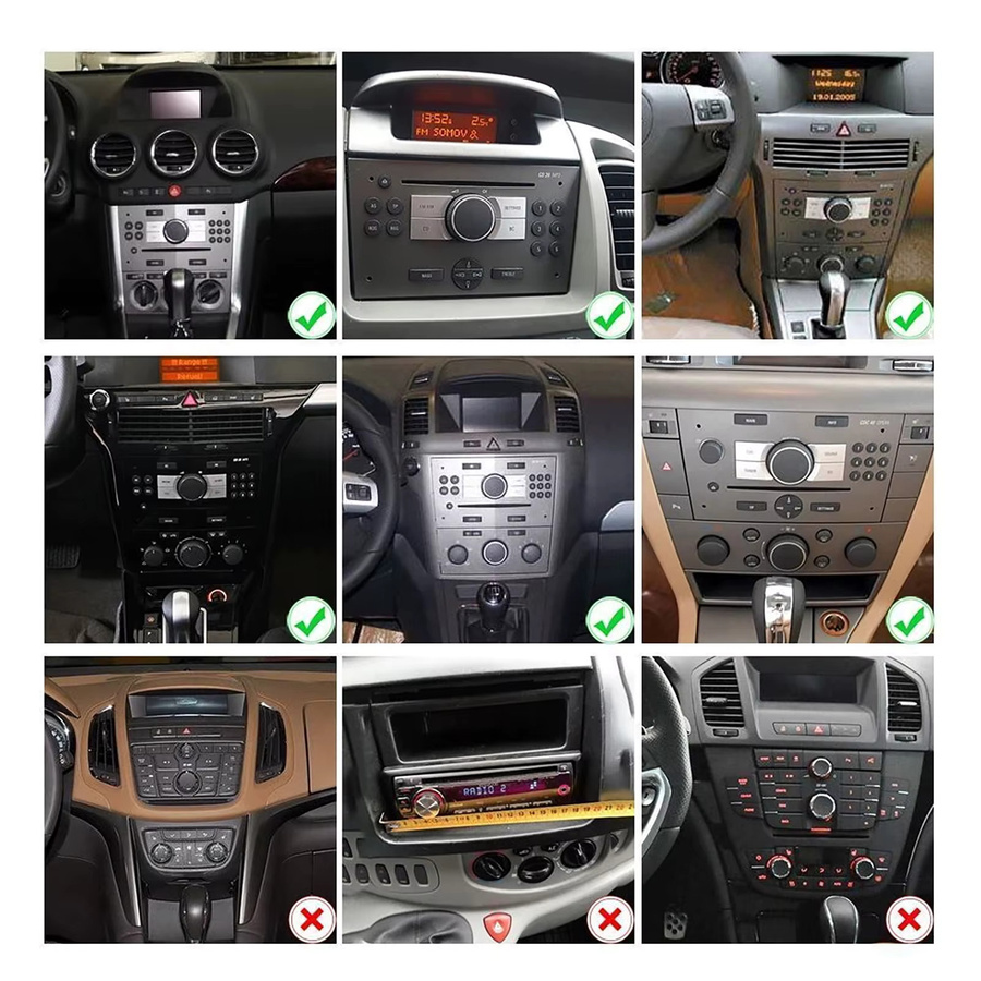 ESSGOO Android 15 Autoradio mit 7 Zoll Display für Opel Astra H Corsa C D Vectra C Zafira B Signum Combo inklusive GPS, Carplay, Android Auto, Bluetooth und WiFi in Schwarz - Bild 5