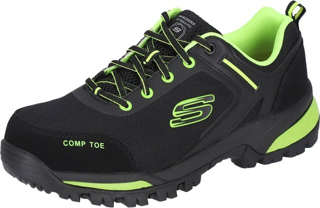 Skechers Sicherheitsschuhe Strigax Gatlon Herren S3 Leder Schwarz-Limette Größe 43 - Bild 1