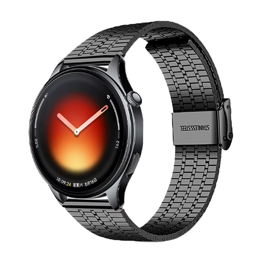 Xiaomi Uhrenarmband Edelstahl, 22 mm, Schwarz, Unisex - Bild 2