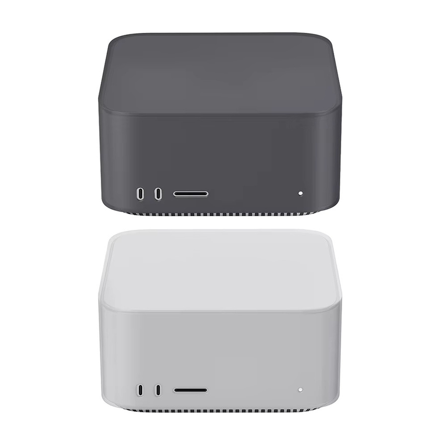 Stoßfeste Silikonhülle für Apple Mac Studio 2022 in Weiß - Bild 2
