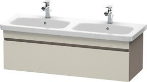 Duravit Waschtischunterschrank DuraStyle, Farbe: Taupe/Beige, B/T/H: 123 x 44,8 x 39,8 cm - Bild 1