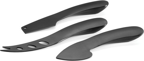 MR. Lankee Mok Käsemesser-Set Onyx, 3-teilig, Schwarz - Bild 1