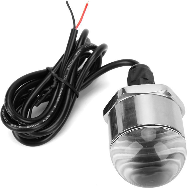 KaiSai Unterwasserlampe für Marine und Boot mit 9 LED, 12V, Blau, 1200lm, IP68, 1/2in NPT Gewinde - Bild 1