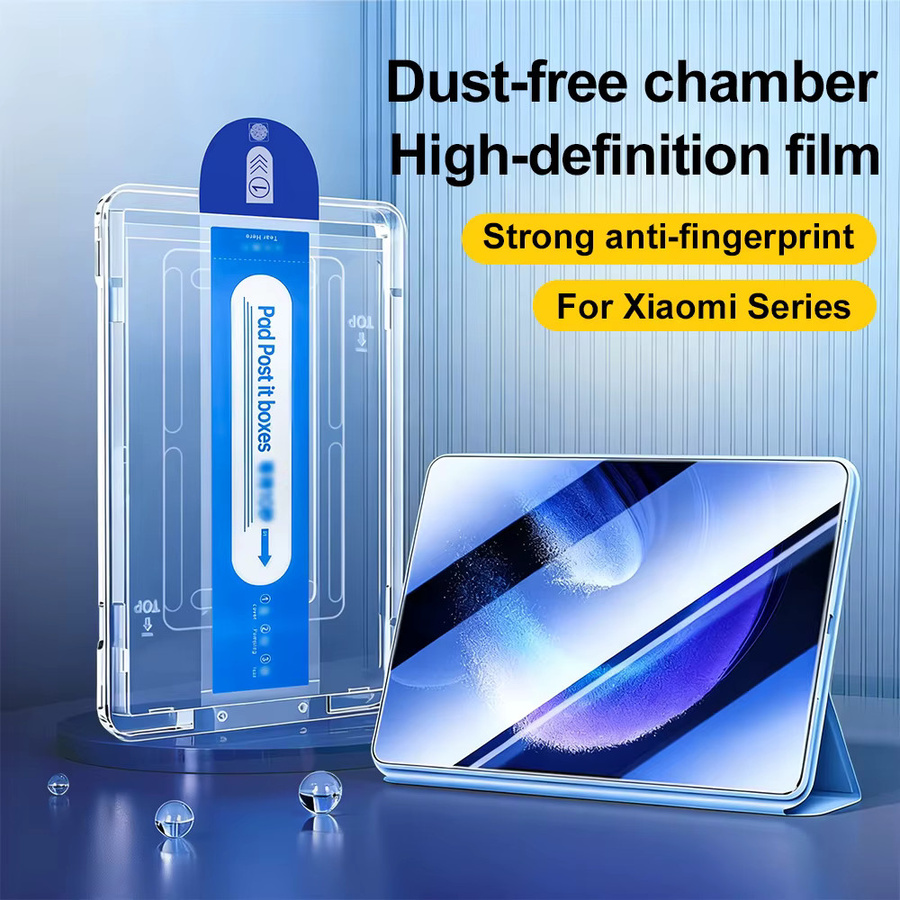 2er-Set Gehärtetes Glas Displayschutz für Xiaomi Pad 6, 6 Pro, 6s Pro, Pad 5 Pro, Pad 7, Pad 8 und Redmi Pad SE 8,7 oder 11 Zoll, Transparent - Bild 2