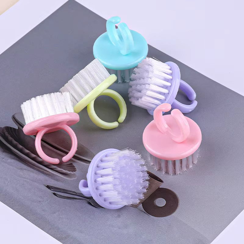 Auiezz Ring-Mini-Nagelbürste, Kunststoff, Unisex - Bild 2