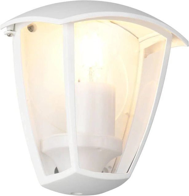 Trio LED-Wandleuchte Venta Weiß Matt Up-Down Wandlampe aus Metall für Flur und Terrasse B/H/T: 18 x 20 x 13 cm - Bild 1