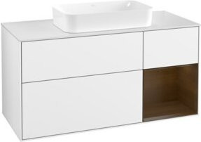 V&B Waschtischunterschrank Finion in Weiß lackiert, B/T: 120 x 60 cm - Bild 1
