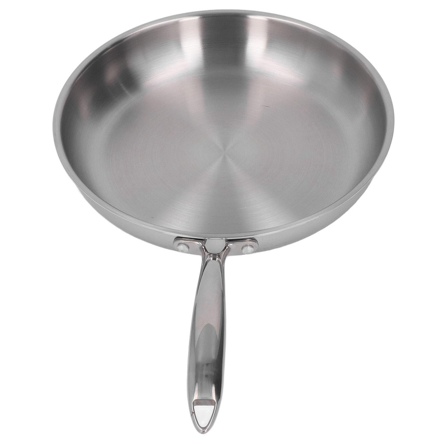 Aimo Edelstahl Bratpfanne mit Antihaftbeschichtung in Silber, Durchmesser: 26 cm - Bild 2