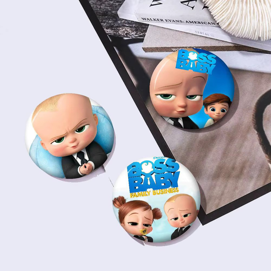 Brosche Anime-Spiele Boss Baby, Messing, Bunt - Bild 2