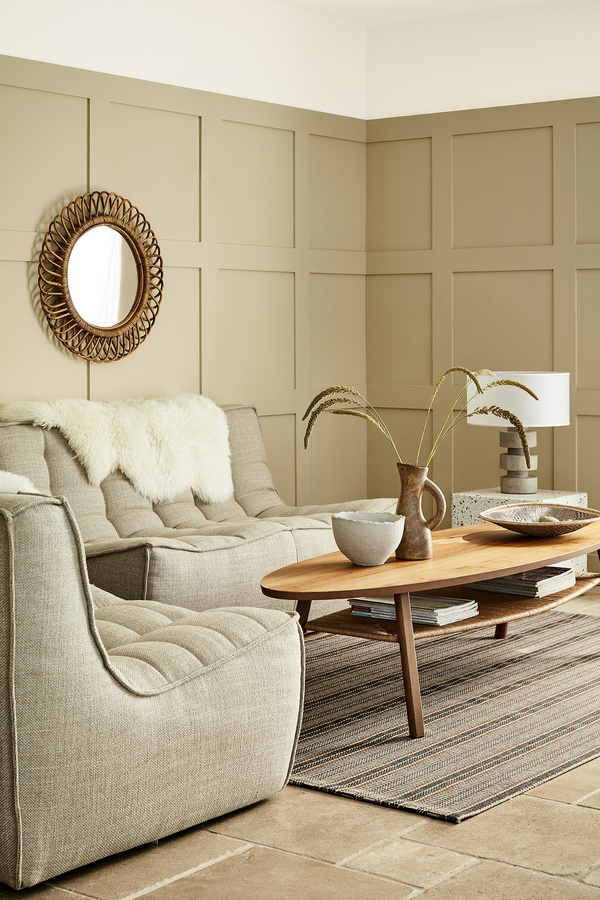 Little Greene Intelligent Matt Emulsion Wandfarbe Travertine 319 Beige 5 l - Bild 1
