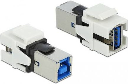 Delock 86394 USB-Einbaumodul Keystone USB-A in Weiß - Bild 1