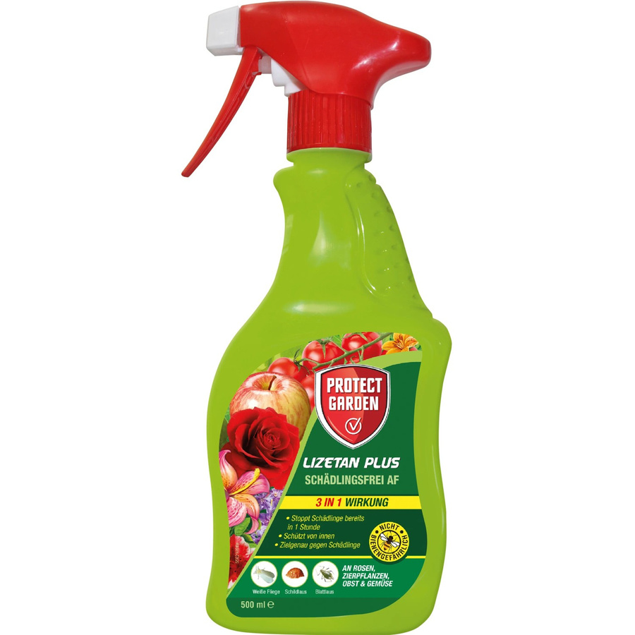 Protect Garden Lizetan Plus Schädlingsfrei AF zur Bekämpfung von Blattläusen und Schildläusen bei Zierpflanzen und Gemüse, 500 ml - Bild 2