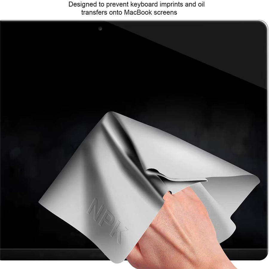 Mikrofaser Staubschutzfolie und Reinigungstuch für Apple MacBook Pro 13, 15 und 16 Zoll als Tastaturdecke - Bild 3