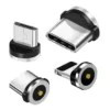 3-in-1 Magnetisches Schnellladekabel mit Automontage für Huawei, Apple, Xiaomi und OPPO in Schwarz - Bild 3