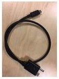 HP Thunderbolt 3 USB-C Ladekabel in Schwarz (855117-001) - Bild 1