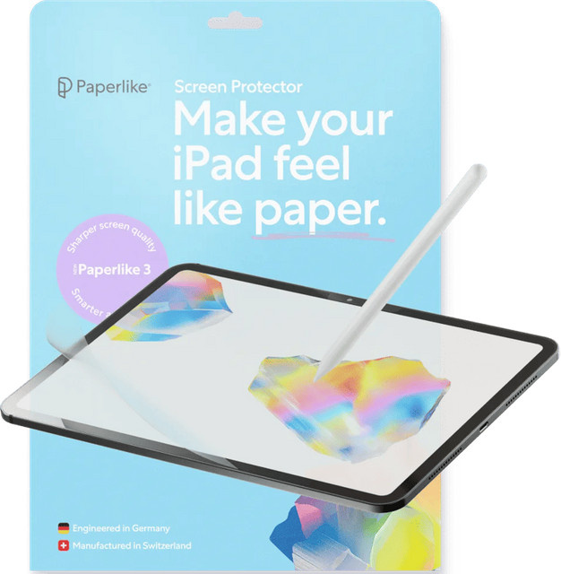 Paperlike Schutzfolie für Apple iPad (2022 / 2025) Doppelpack transparent - Bild 1