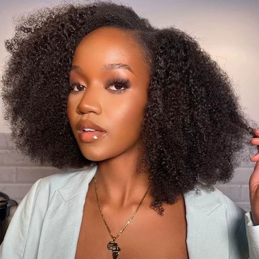 YARRA Afro Kinky Curly Brasilianisches Echthaar-Bündel, Damen - Bild 2