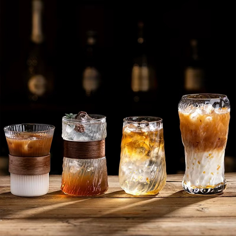 Bonadea Espresso Glas und Latte Becher aus transparentem Glas für Kaffee, Saft oder Cocktails - Bild 2
