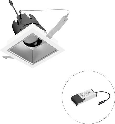 EVN LED-Deckenstrahler F04R14SM0627L55P in Weiß, quadratisch und verstellbar - Bild 1