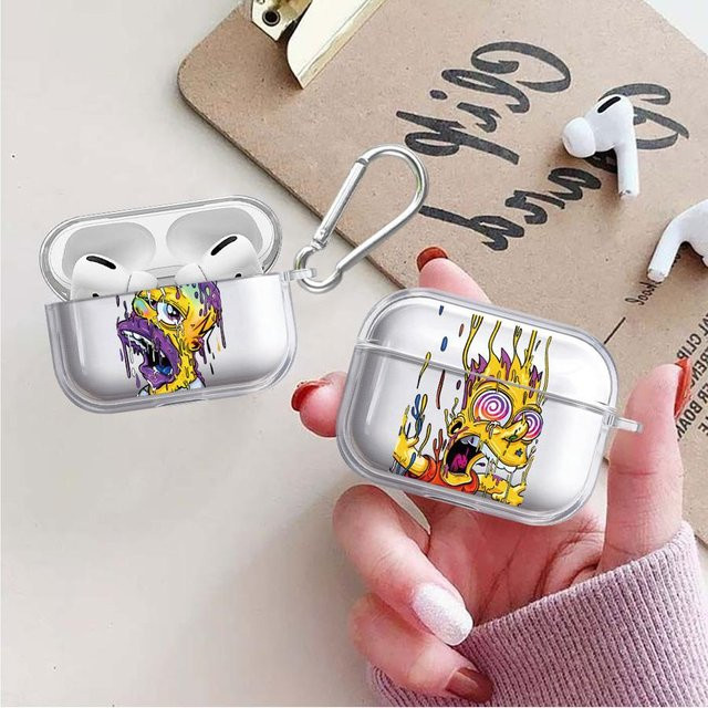The Simpsons transparente Kopfhörerhülle für AirPods 1 2 3 Pro und Pro 2 - Bild 1
