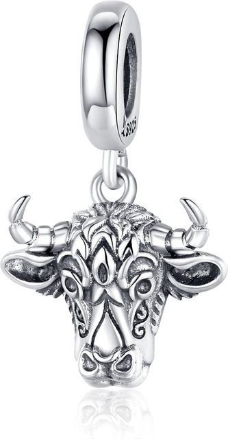 Anhänger Stier, 925 Silber, Perle, Damen - Bild 1