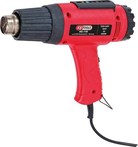 KS Tools Heißluftgebläse 2000W in Rot - Bild 1
