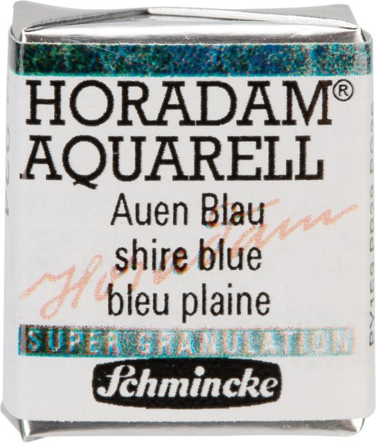 Schmincke HORADAM Aquarellfarbe 1/2 Näpfchen Auen Blau - Bild 1